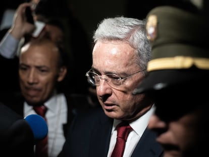 El expresidente y senador Álvaro Uribe, en una imagen de archivo.