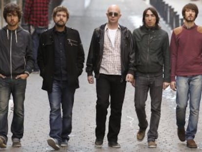 Los componentes de la banda Vetusta Morla.