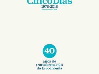 ‘Cinco Días’ celebra este jueves 40 años de economía con un libro especial