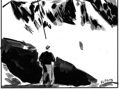 El Roto: riesgo de alud