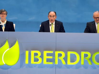 El presidente de Iberdrola, Ignacio Sanch&eacute;z Gal&aacute;n, en la Junta de accionista