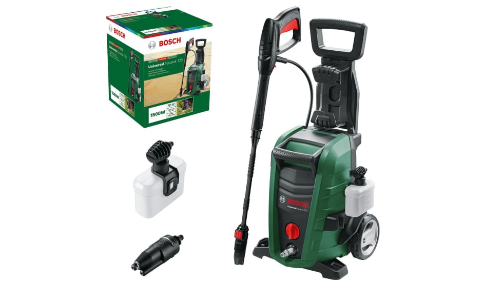 Limpiadora de alta presión, de Bosch.