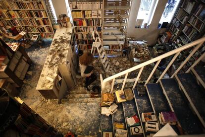 Inundación en la librería Alberti
