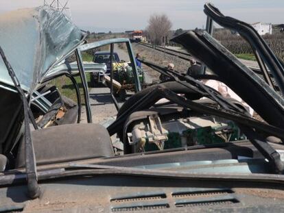 Muere un conductor arrollado por un tren en Alcoletge.