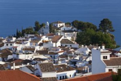 Panorámica del pueblo de Benalmádena, en Málaga.