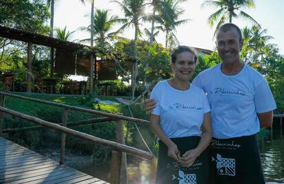 David Peregrina Capó y su esposa, Érica da Silva Santos