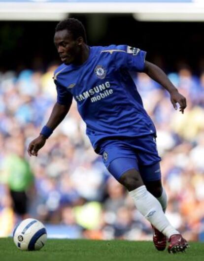 Essien, con el Chelsea.