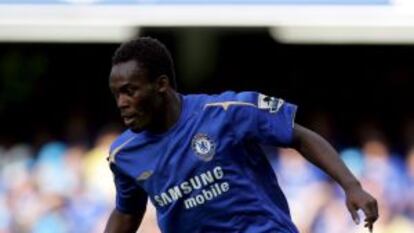 Essien, con el Chelsea.