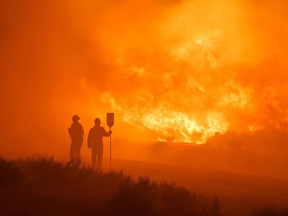 Incendio en Navalacruz.