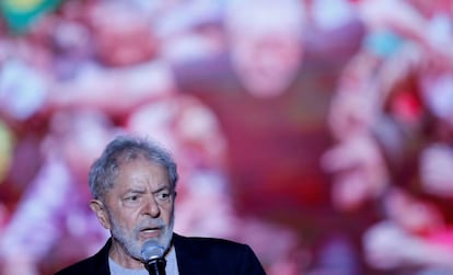 Lula da Silva en Recife, Brasil, el domingo pasado.