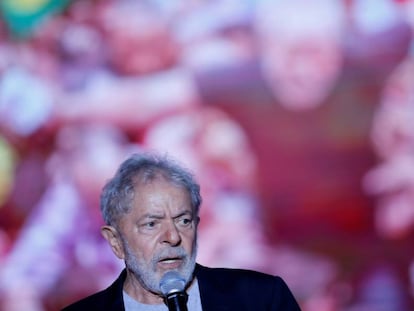 Lula da Silva em Recife, Brasil, no domingo passado.