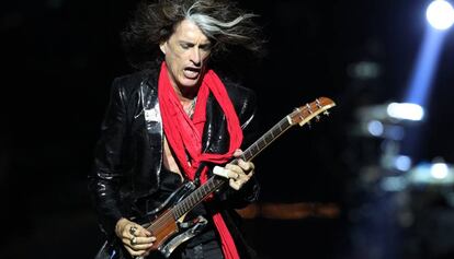 Joe Perry, en un concierto en Singapur el pasado mayo.