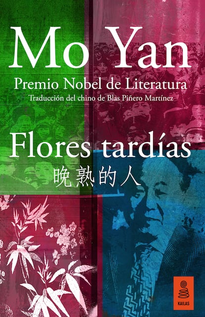 Portada del libro 'Flores tardías', de Mo Yan. EDITORIAL KAILAS