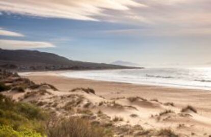 Playa de Bolonia, en la provincia de Cádiz.