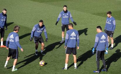 El Real Madrid se entrena para el próximo encuentro ante el Real Betis