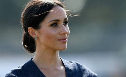 Meghan Markle, duquesa de Sussex, en un partido de polo el 26 de julio.