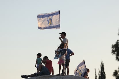 Familiares de los rehenes protestaban el jueves en Jerusalén para pedir su liberación y el fin de la guerra.