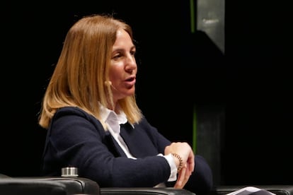 La viceconsejera andaluza de Economía y Hacienda, Amelia Martínez, en un acto en 2021.