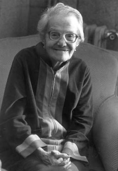 Dulce María Loynaz, en 1993.