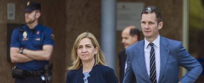 La infanta Cristina y su marido, Iñaki Urdangarín.