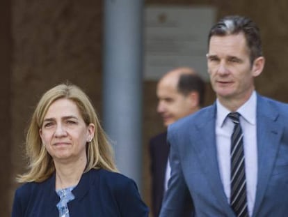 La infanta Cristina y su marido, Iñaki Urdangarín.