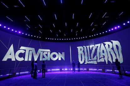 Instalación de Activision Blizzard en una imagen de archivo de una exposición tecnológica en Los Ángeles.