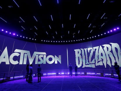 Instalación de Activision Blizzard en una imagen de archivo de una exposición tecnológica en Los Ángeles.