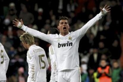 Cristiano Ronaldo celebra uno de sus goles.