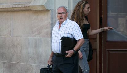 Antoni Marsal, expresident d'Unió Patronal Metal·lúrgica (UPM) surt de l'Audiència.