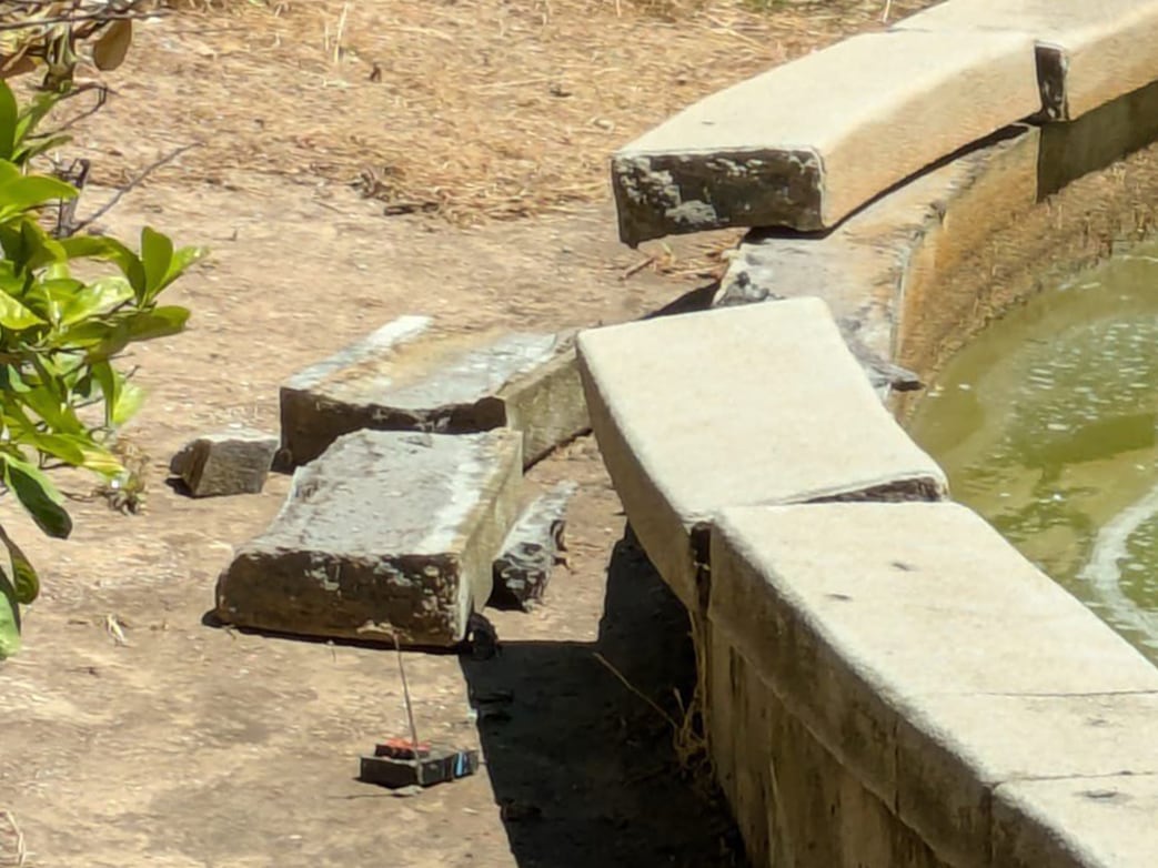 Una extraña explosión sacude la fuente del parque Arriaga del distrito de Ciudad Lineal de Madrid