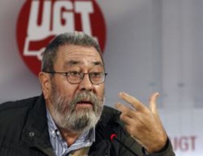 El secretario general de UGT, C&aacute;ndido M&eacute;ndez. EFE/Archivo