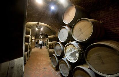 Bodegas subterr&aacute;neas de Grupo Yllera.