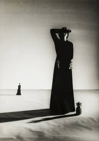 Genia Rubin, Lisa Fonssagrives. Gown: Alix (Madame Grès), 1937