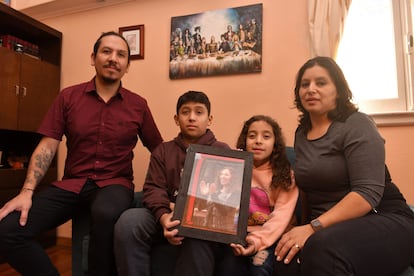 Luis Andrés Torres y su familia en Buenos Aires,el 10 de agosto de 2024.