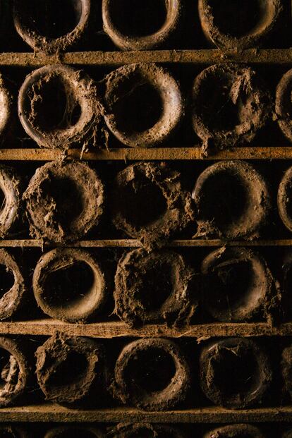 La Botellería Histórica at Marqués de Riscal contains bottles from every year since 1862. 