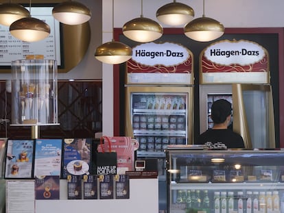Una tienda de Häagen-Dazs en Hangzhou, China, a finales de julio.
