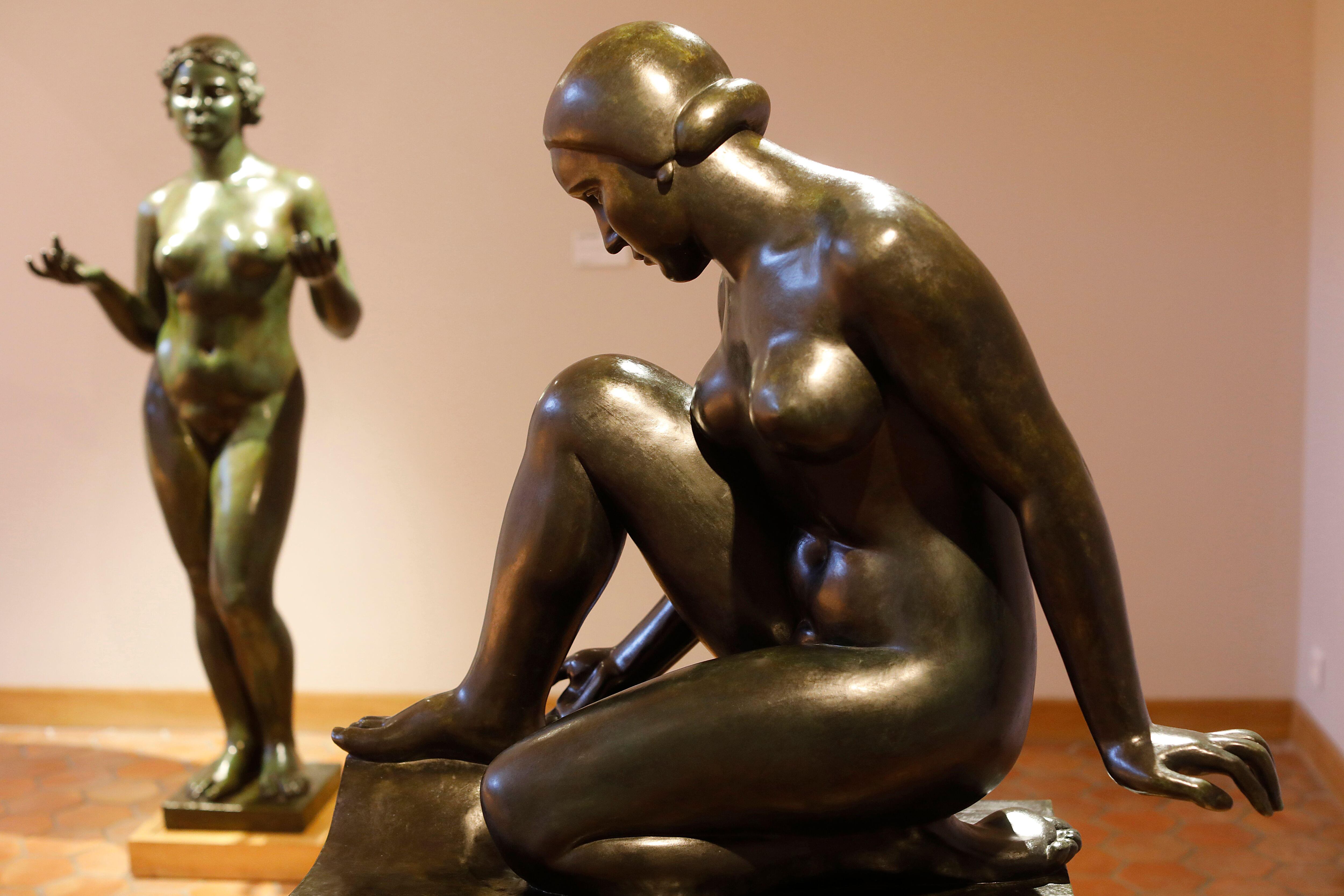 Esculturas de Aristide Maillol, en el Museo Maillol, en París.