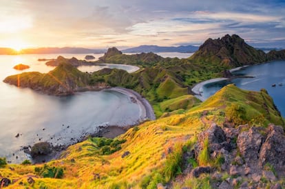 Isla de Padar, en el parque nacional de Komodo.