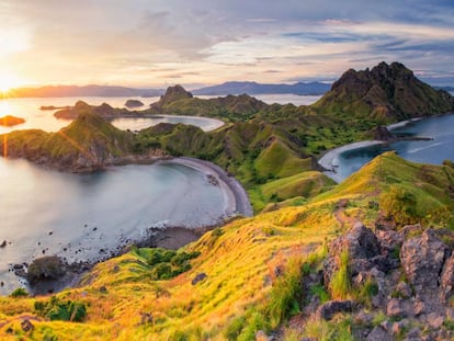 Isla de Padar, en el parque nacional de Komodo.