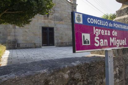 Estado actual del atrio de la iglesia de Guillade