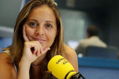 Sisquella en el estudio de Catalunya Radio.
