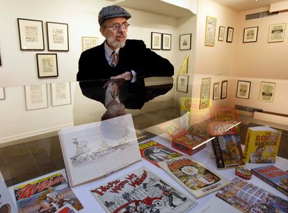 El dibujante Robert Crumb, en una exposición en Nueva York en 2011.