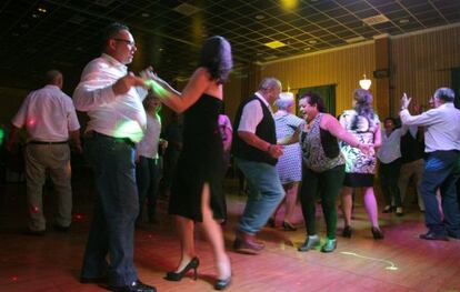 The party gets underway at Romero Hotel outside Mérida.