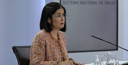 La ministra de Sanidad, Carolina Darias.