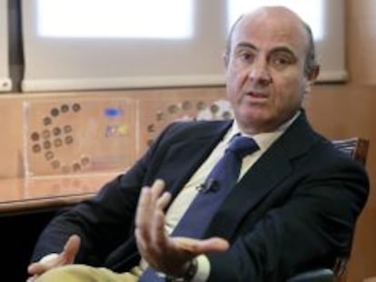 El ministro de Econom&iacute;a y Competitividad, Luis de Guindos.