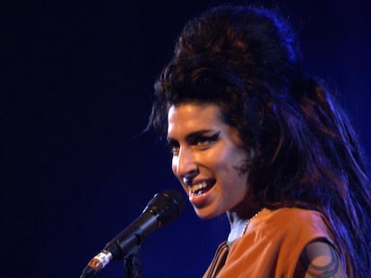 Amy Winehouse, en el Festival de Benicàssim, en julio de 2007.