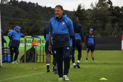 Miguel Ángel Russo, director técnico de Millonarios de Bogotá.