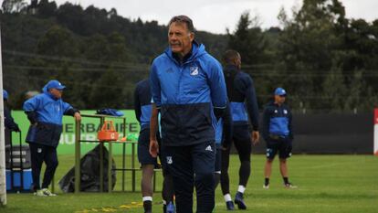 Miguel Ángel Russo, director técnico de Millonarios de Bogotá.