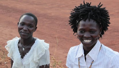 Alice y Gladys, protagonistas del documental 'Palabek, Refugio de Esperanza'