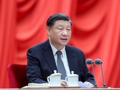 Xi Jinping, el lunes en Pekín.